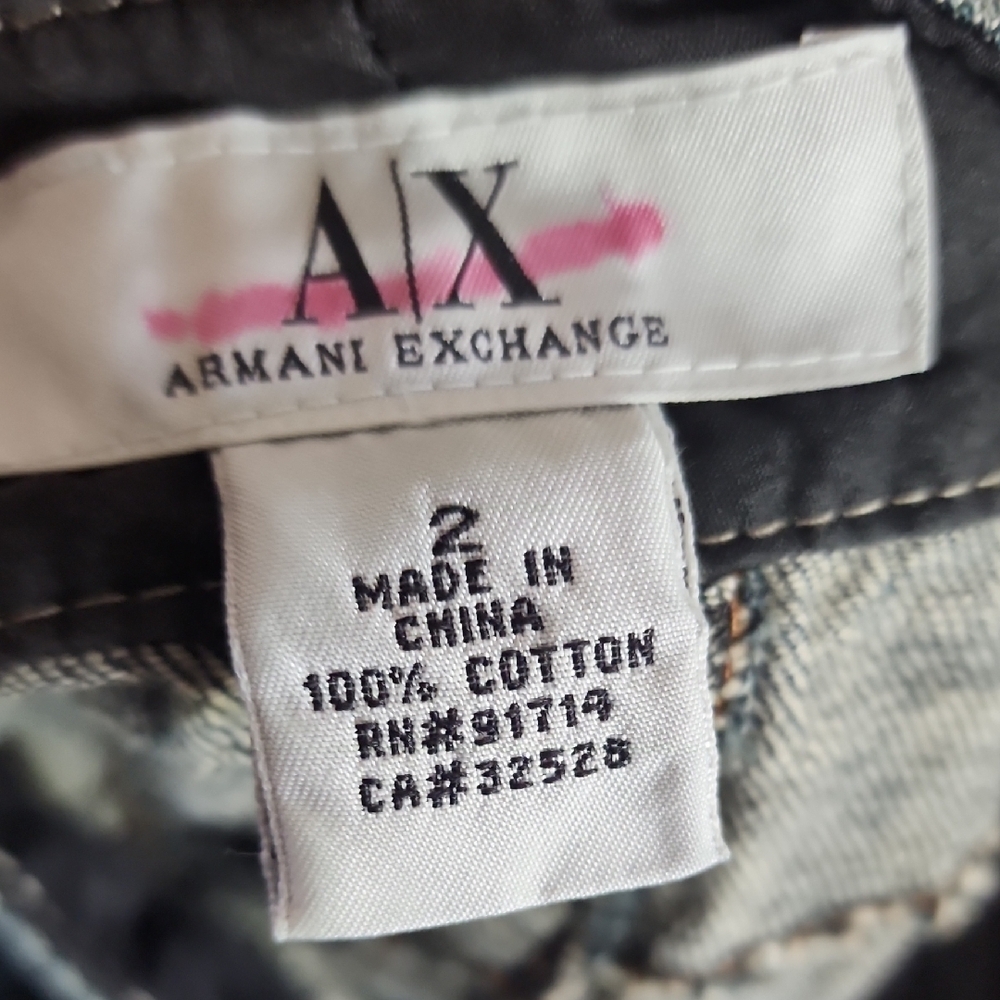 Armani Exchange Y2k Blue Denim Pencil Skirt - Picture 5 of 7